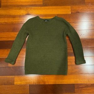 Olive Green Knit Sweater